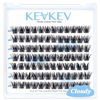 Picture of Lash Clusters 84 Pcs Cluster Lashes Eyelash Clusters DIY Cluster Eyelash Extensions Individual Lashes Thin Band & Soft(Cloudy,D-10mm)