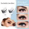 Picture of Lash Clusters 84 Pcs Cluster Lashes Eyelash Clusters DIY Cluster Eyelash Extensions Individual Lashes Thin Band & Soft(Cloudy,D-10mm)