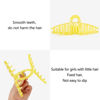 Picture of Big Butterfly Hair Claw Clips - 5.1" Transparent Clips for Women, Larger Size Clear Candy Clips for Girls, Hair Accessories for Long, Thin or Thick Hair (4 Pcs)