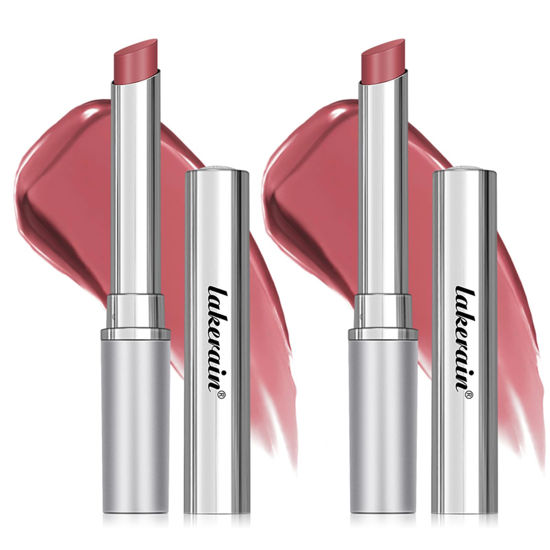 Picture of 2PCS Black Honey Lipstick Tinted Lip Balm - Sheer Hydrating Lipstick for All Skin Tones - Moisturizing Lip Color, Nourishing Lip Balm for Dry Lips (2Pcs Pink Honey Lipstick)