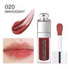Picture of Hydrating Lip Glow Oil, Lip Oil Gloss Transparent Toot Tinted Nourishing Long Lasting Repairing Lightening Lip Lines (MAHOGANY) 0.2 OZ