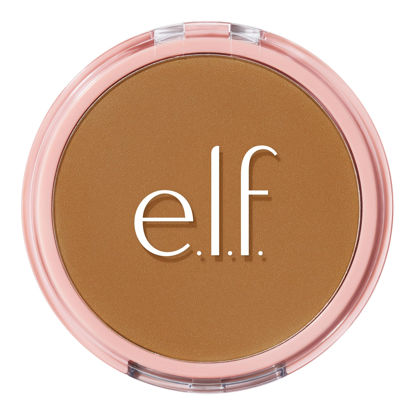 Picture of e.l.f. Halo Glow Powder Filter, Ultra-fine Finishing Powder, Smooths The Look of Pores & Fine Lines, Creates A Soft-Focus Glow, Vegan & Cruelty-Free, Deep Neutral