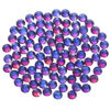 Picture of Flatback Rhinestones Non Hotfix Rhinestones for Crafts Glass Nail rhinestones Nail Gems Crystals Rhinestones for Makeup Bags Shoes Decoration DIY(SS20,1440pcs,Blue Flame)
