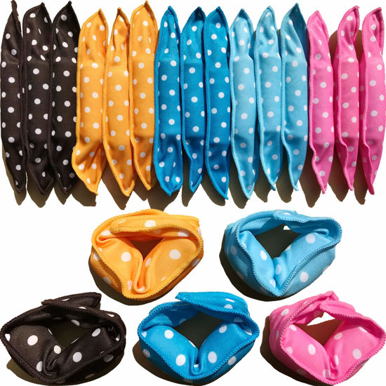 Picture of Aimin Hair Heatless Curlers, Soft Hair Curlers To Sleep In, Overnight Heatless Curls For Long Hair, No Heat Foam Curlers, Satin Sponge Rollers For Hair (40 pcs, dark colour) …