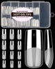 Picture of Soft Gel Nail Tips Medium Square, 120PCS Pre Buff Full Cover Nail Extenison Tips Half Matte Gel X Nail Tips BORNBYME