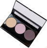 Picture of Pure Ziva Off White, Matte Light Lavender, and Matte Deep Purple Vegan Eyeshadow Trio Palette; Talc, Paraben & Cruelty Free
