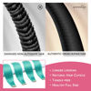 Picture of WENNALIFE Tape in Hair Extensions Human Hair Teal Green Tape in Extensions, 10pcs 20g 12 inch Remy Invisible Tape Ins Straight Colored Soft Real Human Hair Tape in Extensions Refill Set Extensions