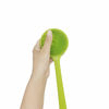 Picture of DNC Silicone Back Scrubber Soft Bath Body Brush for Shower with Long Handle (Green)