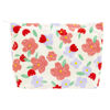 Picture of PAZIMIIK Floral Makeup Bag Large Cotton Zipper Pouch for Purse Travel Canvas Make Up Organizer for Women Cosmetic,Flower Pink