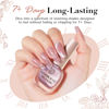 Picture of AZUREBEAUTY Cat Eye Nail Polish Set Magnetic Quick Dry Vegan Nude 2 Colors Nail Lacquer Natural Strengthening Treatment Kit DIY Salon at Home Women Gifts 2Pcs 0.34 fl oz