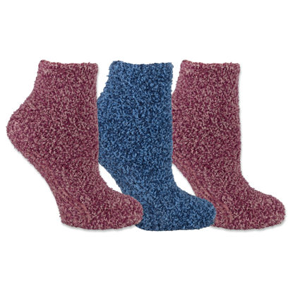 Picture of Dr. Scholl's Women's Soothing Spa Low Cut Gripper Socks, 3 Pack, Multi-Colored, Shoe Size: 4-10