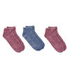 Picture of Dr. Scholl's Women's Soothing Spa Low Cut Gripper Socks, 3 Pack, Multi-Colored, Shoe Size: 4-10