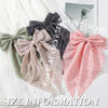 Picture of 4 PCS Premium Hair Bows Claw Clips for Women & Girls in Black - Satin Non-Slip Bow-knot Hair Clips for Thick or Thin Hair, Big Bows