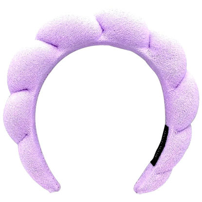 Picture of HitModa Spa Terry Cloth Headbands for Facial Skincare, Makeup Application, and Face Washing - Puffy and Absorbent Design for Mask, Skin Treatment