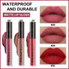 Picture of 3Pcs Mauve Neutral Light Rosey Nude Blue Red Matte Liquid Lipstick Lip Stain Sets for Women DNM Long Lasting 24 Hours Matte Lipstick Light Skin labiales matte larga duracion 24 matenhoras originales