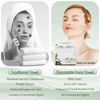 Picture of WOWOTEX Bamboo Rayon Disposable Face Towel Biodegradable Large Dry Face Wipes 240 Count / 4 Boxes Extra Thick Soft Clean Facial Towels for Sensitive Skin, Makeup Removing, Facial Cleansing