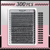 Picture of DIY Lash Extension Kit 300 Pcs Lash Clusters D Curl, Mix Eyelash Clusters Individual Lashes Kit Lash Bond And Seal Lash Remover Eyelash Brush Lash Tweezer Self Apply At Home(40D-9-18mix Kit)