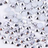 Picture of 3000 Pieces SS6 2mm Flatback Rhinestones Clear Glass Round Gems Crystals for Nail Art DIY Crafts Clothes Shoes Bags （Silver）