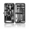 Picture of Manicure Kit, Okom Manicure Set, Travel Essentials Nail Kit, Includes Nail Clippers, Nail File and Pedicure Tools for Feet Pedicure Kit, Gifts for Men and Woman, Grooming Kit(19Pcs)