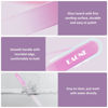 Picture of EAONE Glass Nail File with Case, 3 Pack Glass Fingernail Files Professional Crystal Diamond Nail Files for Natural Nails Czech Glass Nail Files Stocking Stuffers for Women Girls Gifts