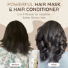 Picture of Vitamins Keratin Hair Mask Deep Conditioner - Biotin Collagen Protein & Castor Oil Repair for Dry Damaged or Color Treated Hair - Conditioning Treatment for Curly or Straight Thin Fine Hair