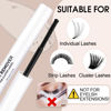 Picture of Miuffue Eyelash Glue Remover 5ML Cluster Lash Remover for Individual False Lashes, Bond and Wispys, Gentle Non-irritating Mascara Wand