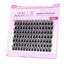 Picture of VEYESBEAUTY Lash Clusters Individual Eyelash Extensions Thin & Invisible Band DIY False Eyelashes for Self-application Newbie's Five-Second Series Wispy Lash Tray, Boldeye 10mm Single Length