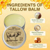 Picture of MROUVIK Beef Tallow for Skin, Tallow and Honey Balm,Tallow Face Moisturizer, Natural Organic Grass-Fed Beef Tallow Balm with Raw Honey Moisturizing Cream for Body Lotion Skin Care
