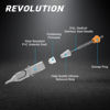 Picture of EZ Tattoo Cartridge Needles - 20Pcs #12 (5RS) Standard Round Shader Disposable Tattoo Needles Cartridges for Rotary Tattoo Machine Pen Gun - Revolution