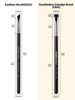 Picture of EIGSHOW Eyeliner Brush & Eyeshadow Brush, Eyeliner Brush Fine Angled PRO Precision Gel Eye Liner Makeup Brush High-End Small Eyeshadow Smudge Brush for Cat Eye Cute Wings Precise Liner Eye Makeup