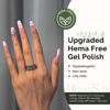 Picture of MelodySusie Hema Free Gel Nail Polish, 0.5 Fl Oz Thick Pink Gel Polish, Non-Toxic, Long Lasting, Soak Off UV Nail Polish, Manicure Nail Design Salon DIY Nail Art at Home-012