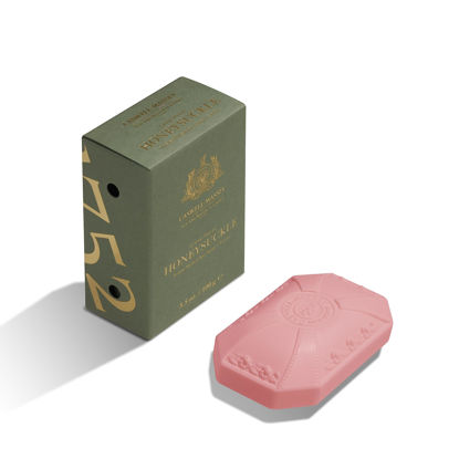Picture of Caswell-Massey Natural Bar Soap for Women, Moisturizing Body Soap Bar for All Skin Types, Made with Essential Oils & Plant-Based Formula for Soft Skin, Honeysuckle, 3.5 oz