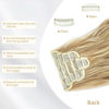 Picture of Fliace Clip in Hair Extensions, 6 PCS Natural & Soft Hair & Blends Well Hair Extensions, Honey golden brown&Blonde Long Wavy Hairpieces(20inch, 6pcs,Honey golden brown&Blonde)