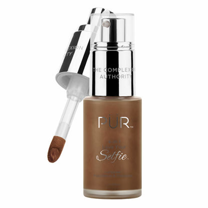 Picture of PÜR 4-in-1 Love Your Selfie Longwear Foundation & Concealer, Full Coverage Liquid Foundation, Hydrating Formula, Cruelty Free