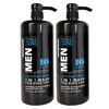 Picture of Dead Sea Collection Mens Body Wash 3 in 1 - TOP 10 ACTIVE Body Wash for Men - Shower Gel - Shampoo - Shower Soap for Face and Hair - Pack of 2 Bottles (33.8 Fl. Oz. Each)
