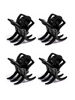 Picture of 4 Pieces Hair Claw Clips,Morhom Big Size Hair Claws 2.0 Inch Hair Jaw Clip for Women Girls Thick or Medium Hair