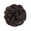 Picture of MORICA 1PCS Messy Hair Bun Hair Scrunchies Extension Curly Wavy Messy Bun Hair Synthetic Chignon Hairpieces for Women(4#(Darkest Brown Tend to Black))
