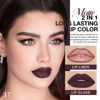 Picture of evpct 1Pcs Dark Wine Red Lip Stain Paint Matte Lip Liner and Lipstick Set Long Lasting Smudge Proof labiales matte mate larga duracion listip 24 hours a prueba de agua mate 24 horas originales,17#