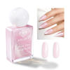 Picture of modelones Glazed Pink Nail Polish, Shimmer Pearl Pink 15 ml Quick Dry Nail Lacquer Strengthener Long Last Shine Fingernail Toe Nail Art DIY Home Travel Manicure Gift for Women Girls 0.5 Fl Oz