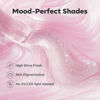 Picture of modelones Glazed Pink Nail Polish, Shimmer Pearl Pink 15 ml Quick Dry Nail Lacquer Strengthener Long Last Shine Fingernail Toe Nail Art DIY Home Travel Manicure Gift for Women Girls 0.5 Fl Oz