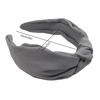 Picture of Etercycle Headband for Women, Knotted Wide Headband, Yoga Hair Band Fashion Elastic Hair Accessories for Women (Gray)