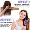 Picture of Hair Brushes for Women 2 Pack, HIPPIH Detangler Hair brush for Adult & Kids’ Wet or Dry Hair, Boar Bristle Hair Brush Getting Knots Out without Pain Adds Shine and Makes Hair Smooth