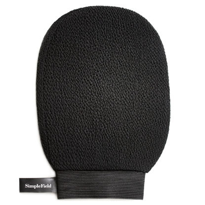 Picture of SimpleField Korean Exfoliating Mitt for Remove Dead Skin. 100% Viscose Deep Kessa Exfoliating Glove for Body Scrub, Keratosis Pilaris and Self Tanning. Easily Smooth Skin Surface. (1 Piece)