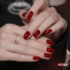 Picture of GAOY Red Gel Nail Polish Set, 6 Colors Burgundy Cherry Dark Red Jelly Glitter Soak Off UV Light Cure Gel Polish Kit for Salon and Nail Art DIY at Home