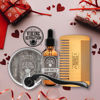 Picture of Beard Growth Kit - Oil, Balm, Serum, Derma Roller & Wooden Comb for Beard & Mustache Growth