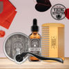 Picture of Beard Growth Kit - Oil, Balm, Serum, Derma Roller & Wooden Comb for Beard & Mustache Growth