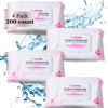 Picture of mivida Hypoallergenic Makeup Remover Wipes with Vitamin E | 4x50 count Total 200 bulk make up removing Wipes | Fragrance Free makeup wipes