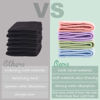 Picture of Whaline 4Pcs Spa Facial Headband Super Absorption Makeup Hair Wrap Adjustable Coral Fleece Hair Band Soft Towel Head Band for Face Washing Shower Sports