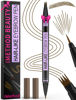 Picture of iMethod Eyebrow Pen - Eyebrow Pencil Magic 2-in-1 Eye Brow Pencils for Women with 4-Fork-Tip and Precise Brush-Tip Create Natural Hair-Like Brows, Last All Day, Microblading Eyebrow Pen, Brown