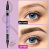 Picture of iMethod Eyebrow Pen - Eyebrow Pencil Magic 2-in-1 Eye Brow Pencils for Women with 4-Fork-Tip and Precise Brush-Tip Create Natural Hair-Like Brows, Last All Day, Microblading Eyebrow Pen, Brown